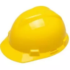 Capacete Aba Frontal Pusch Key Msa - Amarelo - Ca 498