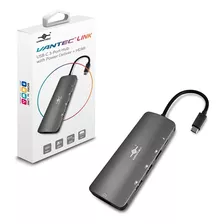 Vantec Link Usb-c - Hub De 3 Puertos Con Alimentacin Y Hdmi