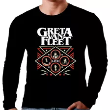 Camiseta Manga Longa Greta Van Fleet Ref=584