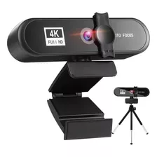 Camara Web 4k Pro Autoenfoque Ultra Hd Microfono Usb Tripode