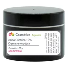 Crema Renovacion Celular C/ Glicolico 10% Arrugas Acne 50 Gr