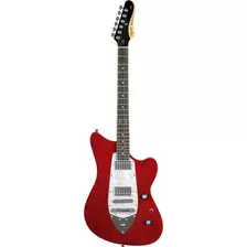 Guitarra Eletrica Tagima Brasil Rocker Cosmos Red Vermelha Cor Transparent Red Material Do Diapasão Pau Ferro Orientação Da Mão Destro