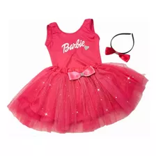 Vestido Fantasia Barbie Festa 2 A 12