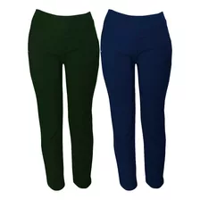 Leggins Pantalon Dama Afelpado Grueso Termico Pack 2 Piezas