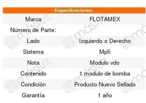 Modulo Bomba Gasolina Volkswagen Cabrio 2.0l 1999 2000 2001 Foto 2