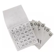 Kit Bloco Jogo Bingo 500 Cartelas 500fls Free Papel 11x10cm