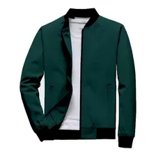 Jaqueta Corta Vento Masculina Casual Leve Bomber Varsity