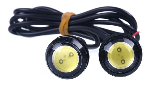 Ojo De Aguila Dual Estrobo Drl Led Auto Moto Lupa Freno Stop Foto 8