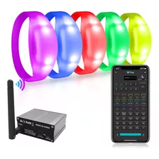 100p Pulsera Led Con Control De Aplicaciones Para Evento