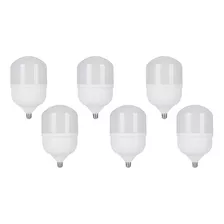 Lampara Led 50w Galponera High Power Luz Fria E27 Pack X 6