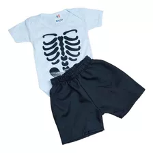 Fantasia Festa Halloween Bebê Menino Roupa Infantil Com Body