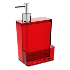 Nuevo Dispensador De Detergente Para Vidrio De 600 Ml, Color Rojo Coza