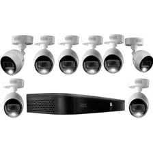 Lorex 8 Canales 8 Cámaras 4k Con Luz Dvr 2tb Vn Alexa Google