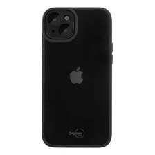 Capa iPhone 15 Plus Com Proteção De Câmera, Iplace, Preto
