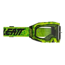 Óculos Motocross Leatt Velocity 5.5 Amarelo Verde Offroad