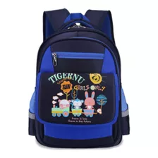 Mochila Escolar Kinder Primaria Impermeable Tiguernu