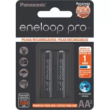 Pilha Recarregável Panasonic Eneloop Pro Bk-3hcce Cilíndrica Aa 1 Unidad