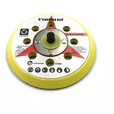 Plato O Base De 5 Para Lijadoras Roto Orbitales Neumáticas.