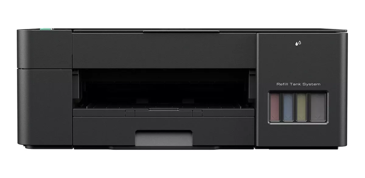 Impresora A Color  Multifunción Brother Inkbenefit Tank Dcp-t420w Con Wifi Negra 110v - 120v