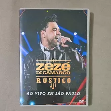 Dvd Zezé Di Camargo Rústico Ao Vivo + Voz E Violão