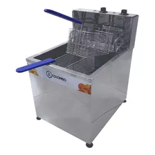 Fritadeira Lanchonete Água Óleo Bancada Mesa 18 Lts 220v