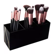 Organizador De Maquillaje Negro Lápices Labiales, Pinc...