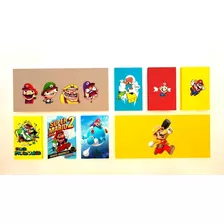 4 Cuadros Lienzo Super Mario 100 X 150cm