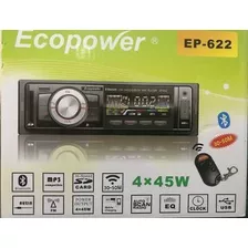 Som Automotivo Ecopower Ep-622 Com Usb, Bluetooth E Leitor De Cartão Sd