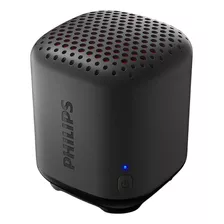 Philips Mini Bluetooth Speaker, Outdoor Wireless Portable Sm Color Black 110v