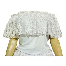 Ciganinha Blusa Renda Branca