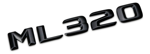 Abs 3d Negro Cromado Letra Logo Para Mercedes- Benz E200