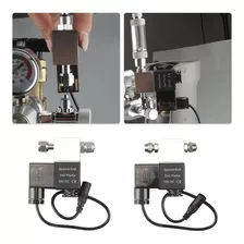 Válvula Solenoide De Salida De 12 V Cc Acuario Regulador Del