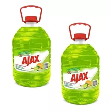 Limpiador De Piso Ajax En Botella Pack - L a $7350