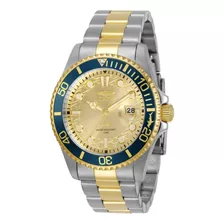 Reloj Invicta 30022 Acero Dorado Hombres Color De La Correa Acero/oro Color Del Bisel Azul Oscuro