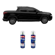 Tinta Spray Automotiva Preto Carbon Fiat + Verniz 300ml