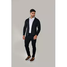 Kit Blazer Masculino Slim + Calça Slim + Camisa