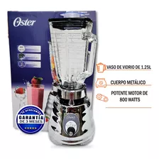 Licuadora Oster Vaso Vidrio Clasica Motor 800w Base Metálica