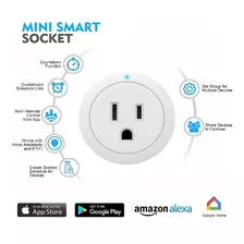 Enchufe Toma Eléctrica Inteligente Wifi Compatible Con Alexa