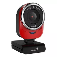 Camara Genius Qcam 6000 Fhd 1080p Usb Red