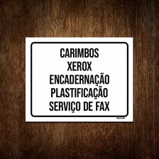 Kit 5 Placa Carimbos Xerox Encadernação Plastificação Fax