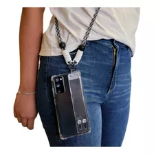 Funda Esq Reforzada Antishock Agarre Y Correa Para Samsung