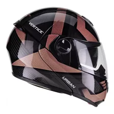 Capacete Peels Urban Vértice Escamoteável Preto Cobre