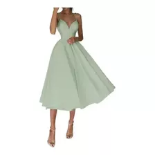 Vestido Formal Casual Elegante Para Mulheres Em Cores Sólida