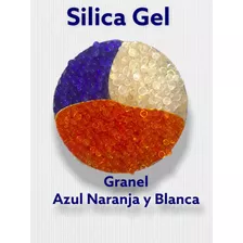 Silica Gel Naranja Azul Y Blanca Natural Granel 1 Kilo Gramo