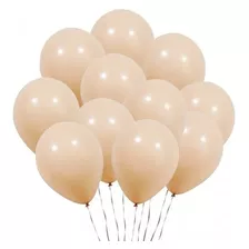 50 - Balão Bexiga Bege Nude 9 Pol