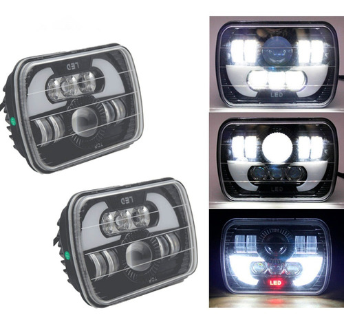 2 Faros Led De Lujo Para Eagle Luv Nissan Toyota Jeep Foto 7