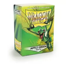 Protectores Dragon Shield 100u Matte Apple Green - One Up