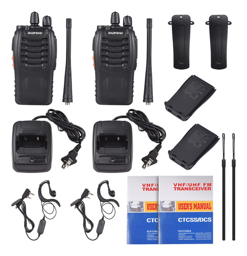 Walkie Talkie Baofeng 888s Radio De Comunicacione Pack 2 Foto 6