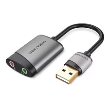 Adaptador Tarjeta Sonido Externa Usb Auricular Mic Vention