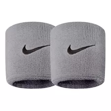 Muñequeras Swoosh Nike Par Color Gris